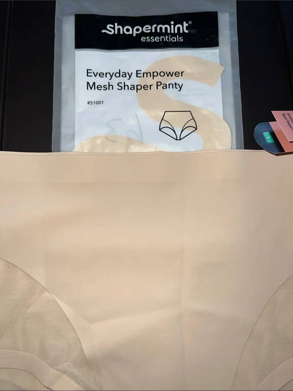 Shapermint Everyday Empower Mesh Shaper Panty, Chai, Size: Large